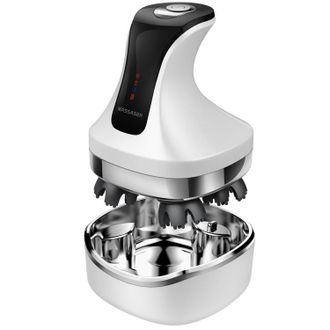 OEM Masajeador El&eacute;ctrico Inal&aacute;mbrico Para El Cabello Ipx7 - 4 Cabezales Giratorios, 108 Puntos 4d, Amasamiento Profundo - Antiestr&eacute;s, Crecimiento Del Cabe