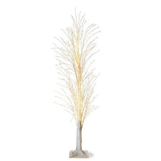 Tag 5Ft Twinkle LED White Pine Tree Artificial Holiday Decor at Nordstrom
