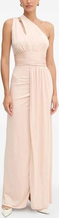 Guess Co x Marciano asymmetrische maxi-jurk met uitgesneden details - Beige