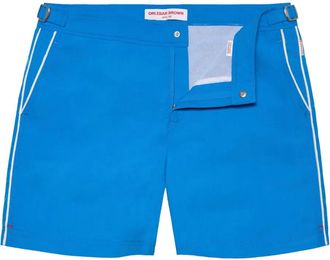 Orlebar Brown Bulldog zwembroek met afwerking - Blauw