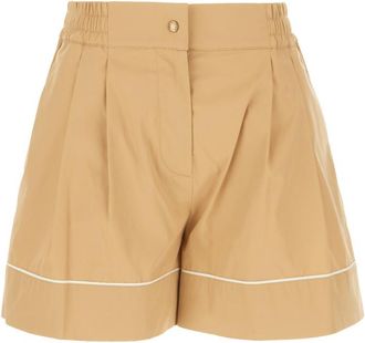 Moncler Beige Solid Shorts