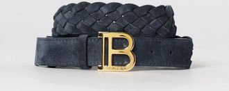 Balmain Cintura in camoscio intrecciato B