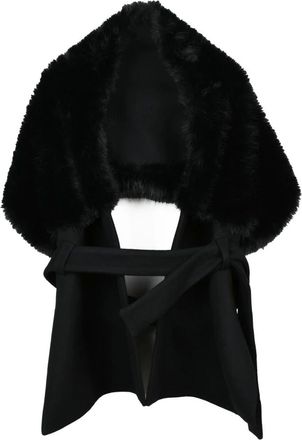N&Uuml; Denmark Accessoires, Dames, Zwart, ONE Size, Polyester, Belted Stole