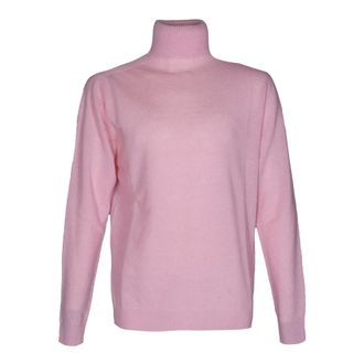 Mauro Grifoni Truien & Vesten, Heren, Roze, XS, Wol, Turtleneck Sweater