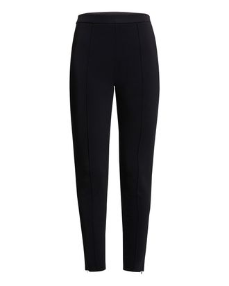 Adam Lippes Neoprene Slim-Leg Cigarette Ankle Pants