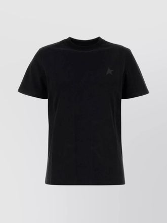 Golden Goose cotton logo embroidered short-sleeve t-shirt