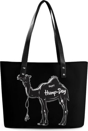 Generic Happy Hump-Day Tote Bags for Women Cute Shoulder Purses Handbags