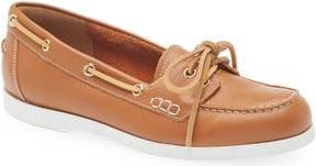 ATP Atelier Nesso Boat Shoe in Brandy/Contrast Stitch at Nordstrom Rack, Size 12Us / 42Eu