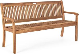 BIZZOTTO Banco De Jard&iacute;n De 3 Plazas En Madera De Acacia 158x60x88 Noemi Yes