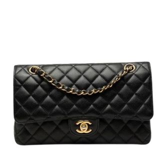 Chanel Pre-owned Vintage Shoulder Bag - Dames - Pre-owned - Zwart - Maat: ONE Size Leer