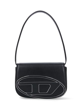 Diesel Structured Rectangular Shoulder Bag with Flap Closure