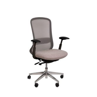 Koketto Home Silla de escritorio giratoria en taupe