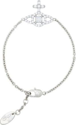 Vivienne Westwood Bracelets, female, Gray, Size: ONE SIZE Olympia Cz Bracelet