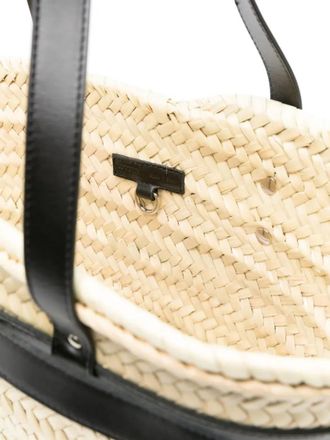 Coperni Crossbody Bags - Woven Design Handbag With Dual Flat Top Handles - Gr. unisize - in Beige - für Damen