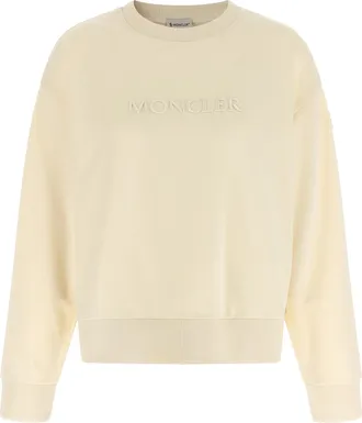Moncler Beige Cotton Womens Sweatshirt
