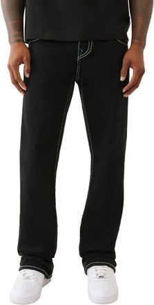 True Religion Billy Big T Flap Relaxed Bootcut Jeans in 2Sb Black Rinse at Nordstrom, Size 38