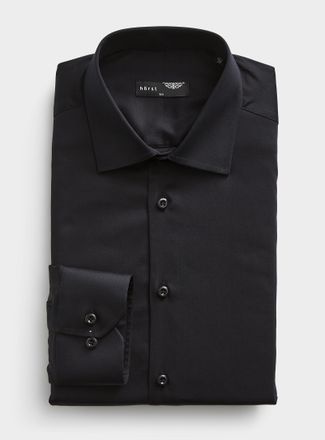 H&ouml;rst Mens Stretch solid shirt Slim fit