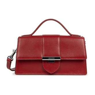 Lancaster Paris Ily Handbag - Dames - Handtassen - Rood - ONE Size - Leer - Tassen