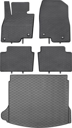 OEM Rigum 420005 Maletero + Alfombrillas Geyer 862/4c - Mazda 3 Iii Hatchback 09.2013-02.2019 (con Y Sin Subwoofer) Zona De Pies Delantera Vlv - Instalada
