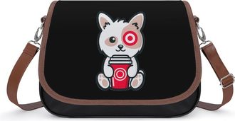 Generic Target1 Dog Fashion Womens Crossbody Bags Novelty Handbag Shoulder Bag Purse
