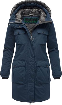 Navahoo Eissturm dames wintermantel met capuchon en fleecevoering