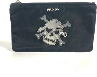 Prada Pre-owned Nylon prada-bags - Dames - Vintage Clutch - Zwart - ONE Size - Nylon - Vintage