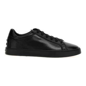 Tod's Tods, Sneakers, male, Black, Size: 10 1/2 US Leather Sneakers
