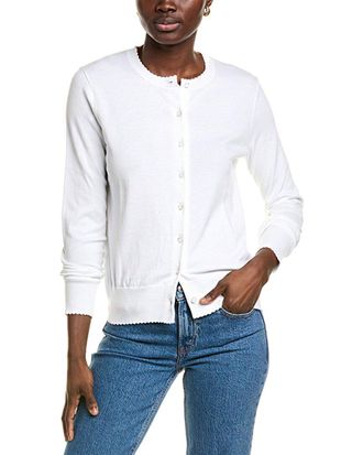 Brooks Brothers Scalloped Cardigan