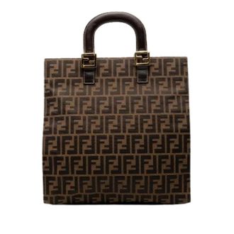 Fendi Pre-owned Canvas Tote - Dames - Vintage Handtas - Bruin - ONE Size - Vintage