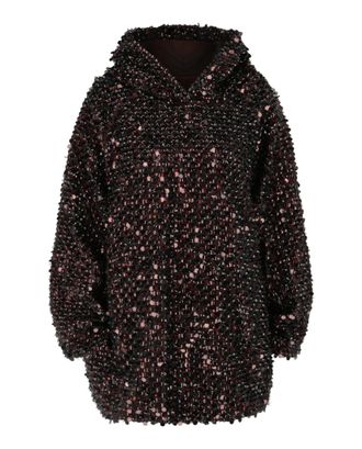 Valentino Sequin Crystal Embellished Hoodie