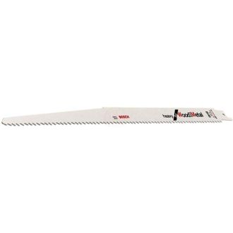 Bosch Professional 25 pezzi lama de sega a sciabola s 1411 df Heavy per legno e metallo (lunghezza 300 mm, accessorio de sega a sciabola) - Bosch