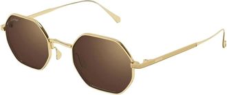 Cartier Sunglasses, unisex, Yellow, Size: 48 MM Ct0627S 002 Sunglasses