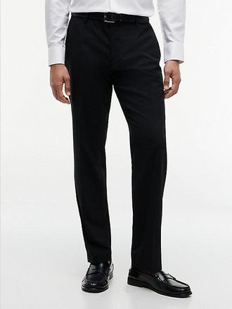 Tommy Hilfiger Tech Pressed Crease Wool Blend Trousers