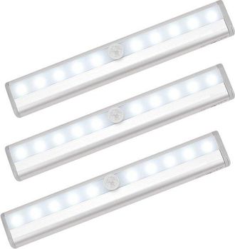 OEM Luces Led De 10 Piezas, Inal&aacute;mbricas, Recargables Por Usb, Magn&eacute;ticas, Con Sensor De Movimiento, Port&aacute;tiles, Luz Nocturna Infantil