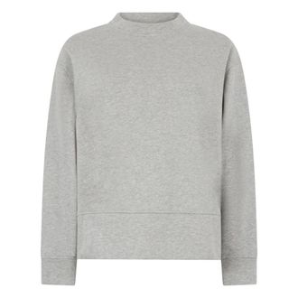 PESERICO Sweatshirt met Ronde Hals - Dames - Sweatshirts - Grijs - M - Katoen - Hoodies & sweatvesten