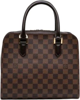 Louis Vuitton Pre-owned Triana - Dames - Vintage Handtas - Bruin - ONE Size - Leer - Vintage