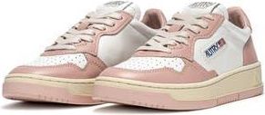 Autry Medalist Low Top Sneaker in Leather White/Pink at Nordstrom Rack, Size 11Us / 41Eu