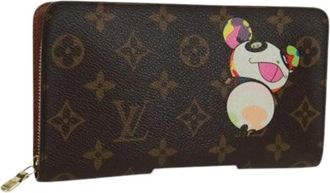 Louis Vuitton Pre-owned Wallets, female, Brown, Size: ONE SIZE Pre-owned Canvas Wallet