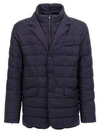 Herno Blue Polyamide Mens Jacket