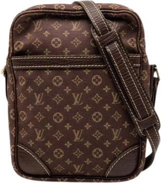 Louis Vuitton Pre-owned Cross Body Bags, female, Brown, Size: ONE SIZE Pre-owned Danube Cross Body Bag