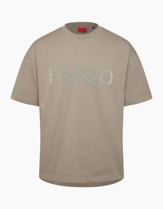 HUGO BOSS Mens Dinkee Oversized Fit T-Shirt - Brown - Size: 36
