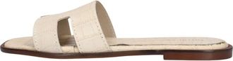 Notre-V Schoenen, Dames, Beige, 43 EU, Linnen, Nv-1001 Slider
