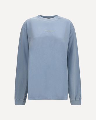 Alexander Wang Long-sleeve logo T-shirt Female S