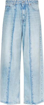 Maison Margiela Jeans, Heren, Blauw, W34, Loose-fit Jeans