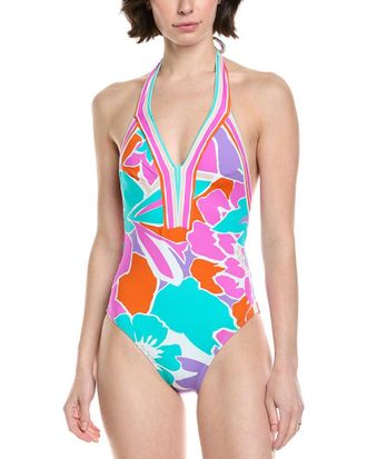 Trina Turk Plunge One-Piece