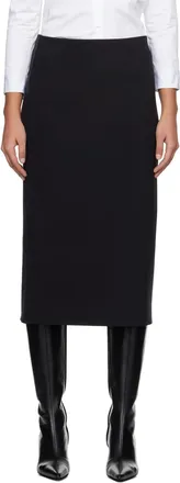 ワンピース SOLACE LONDON Women Mid Skirts OS28038 BLACK Black Solace London Midi Skirt, Size 6 US