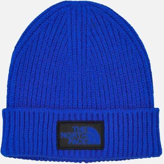 The North Face Womens The North Face Logo Box Cuffed Beanie - TNF Blue/TNF Blue - Size: ONE size