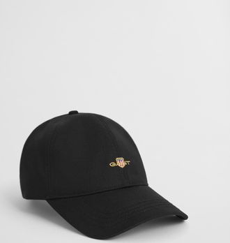 GANT Women Shield Cotton Twill Cap (ONE SIZE) BLACK