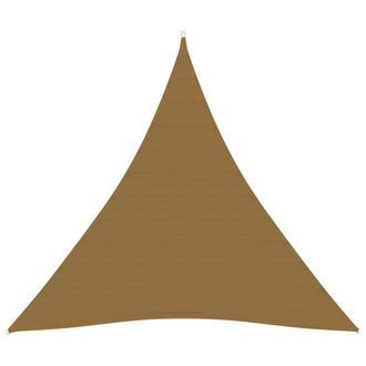 Berkfield Home Sunshade Sail 160 g/m &sup2; Taupe 4.5x4.5x4.5 m HDPE in Beige