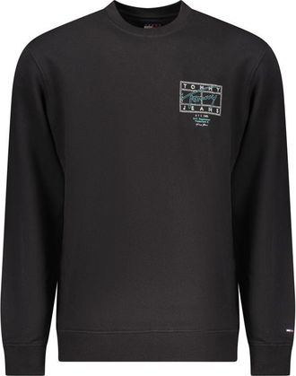 Tommy Hilfiger Zwarte Katoenen Heren Sweatshirt
